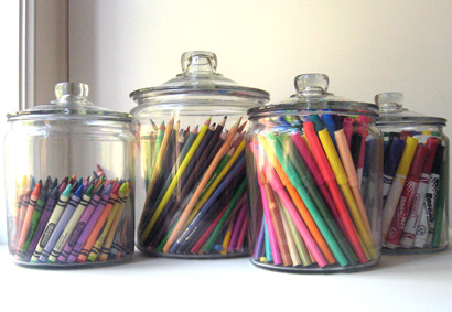 Organizing Color Pencils for Kids Art Projects with Mason Jars - Nature of  Art®